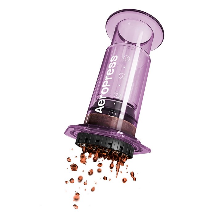 AeroPress Clear Lilla Resebryggare