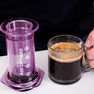 AeroPress Clear Lilla Resebryggare
