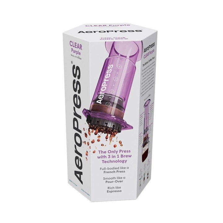 AeroPress Clear Lilla Resebryggare