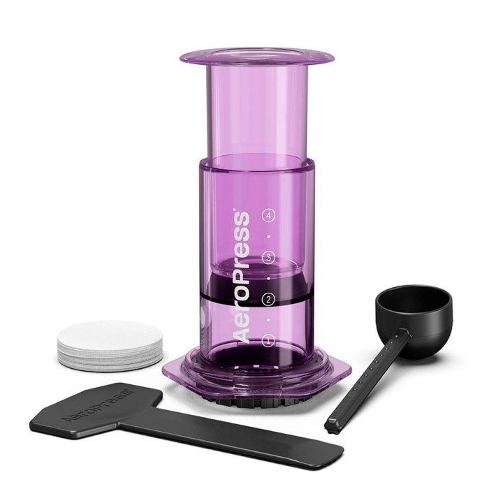 AeroPress Clear Lilla Resebryggare