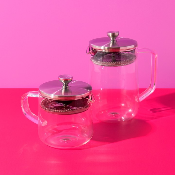 La Cafetière 4 Koppar Tebryggare Stål/Glas