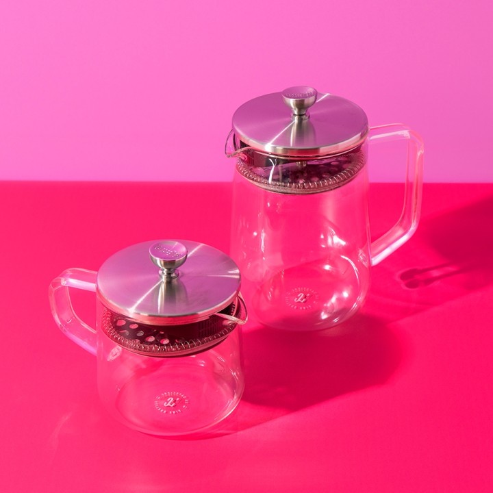 La Cafetière 4 Koppar Tebryggare Stål/Glas