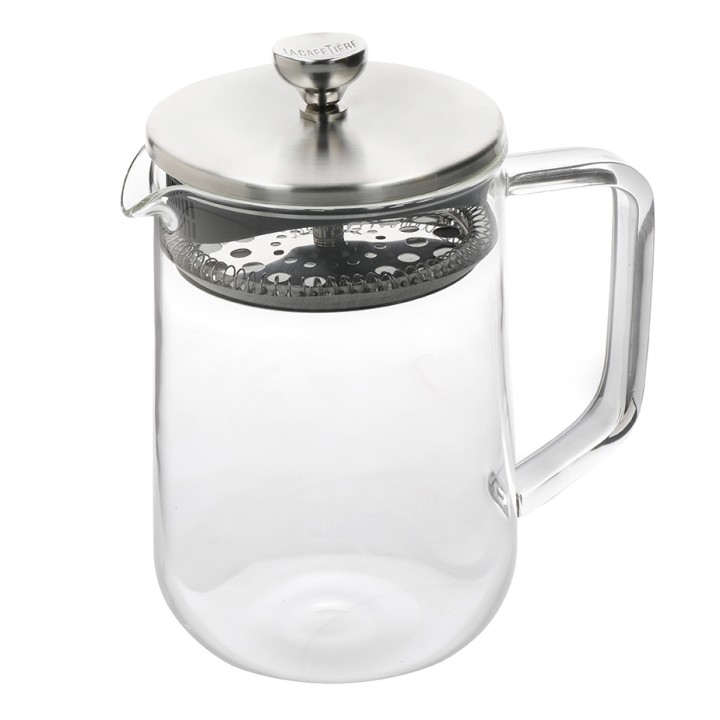 La Cafetière 4 Koppar Tebryggare Stål/Glas