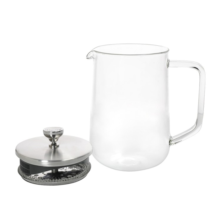La Cafetière 4 Koppar Tebryggare Stål/Glas
