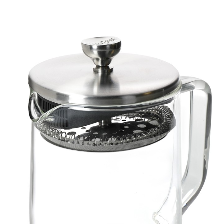La Cafetière 4 Koppar Tebryggare Stål/Glas