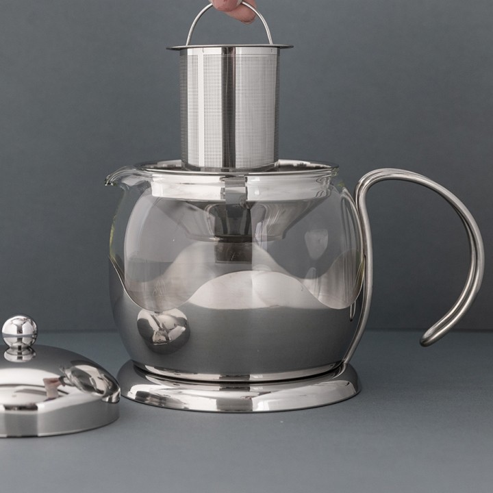 La Cafetière Izmir 4 Koppar Tebryggare Stål
