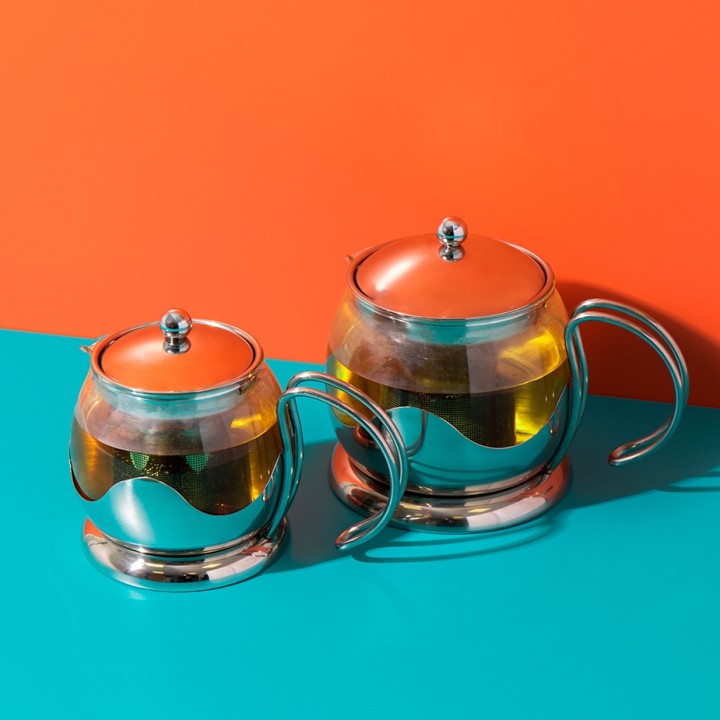 La Cafetière Izmir 2 Koppar Tebryggare Stål
