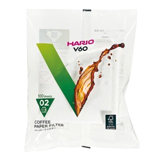 Hario Pappersfilter 2 Kopp 100 St