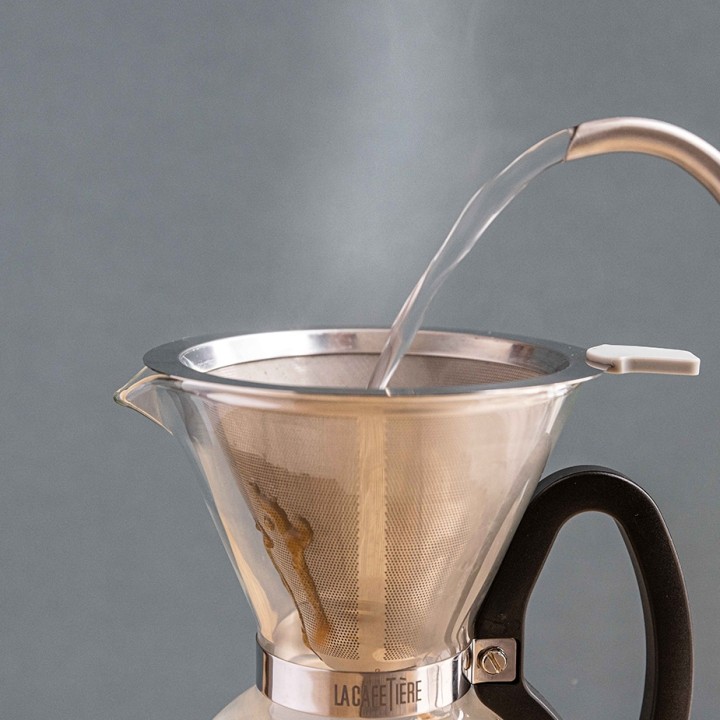 La Cafetière Filterbryggsats Inkl. Gooseneck Vattenkokare, Dripper 1 Kopp & V60 Server