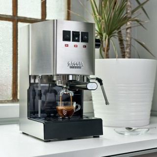 Gaggia Classic E24 Stål Espressomaskin