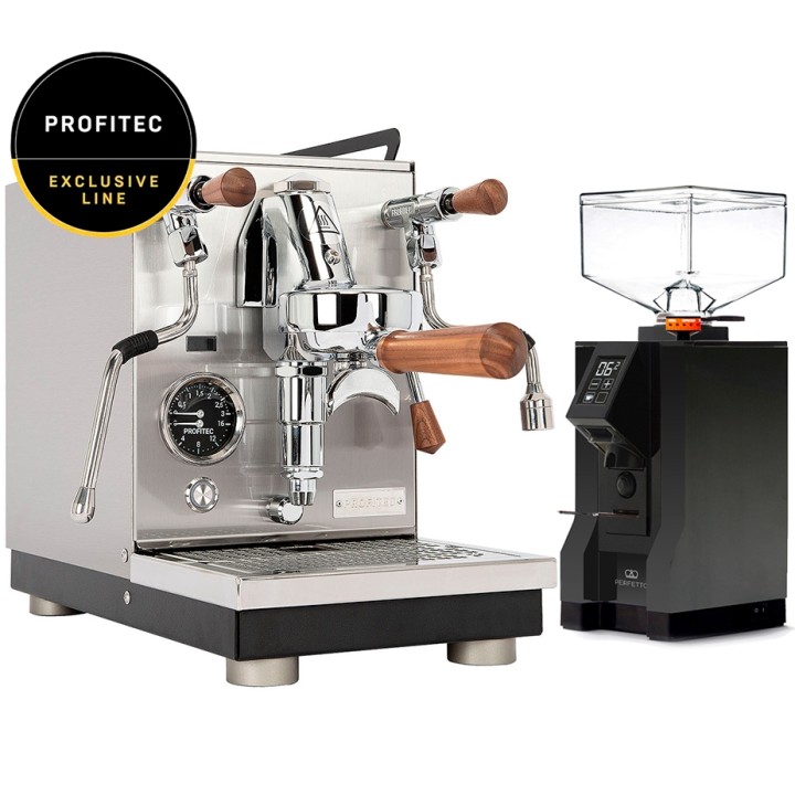 Profitec JUMP - Exclusive Line Inkl. Eureka Mignon Perfetto Mat Svart Espressokvarn