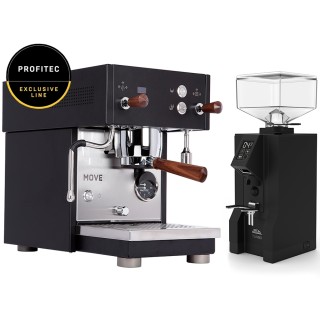 Profitec MOVE - Exclusive Line Inkl. Eureka Atom Touch 65 Matt Svart Espressokvarn