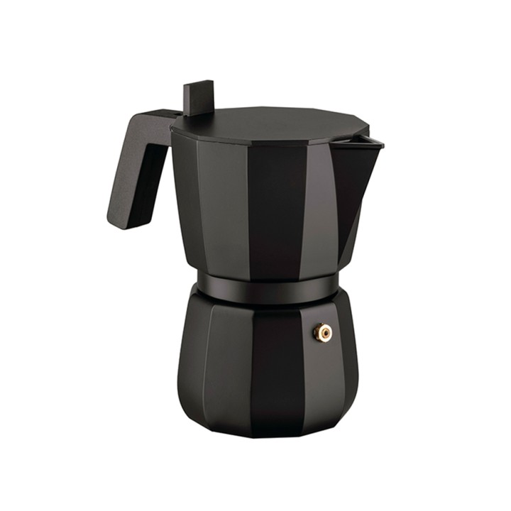 Alessi Moka mokkabryggare 6 Kopp Svart