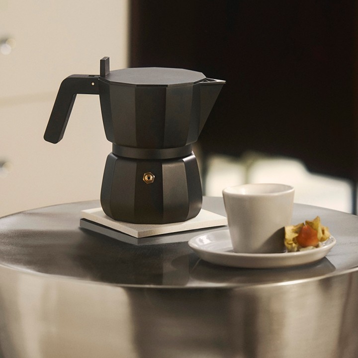 Alessi Moka mokkabryggare 6 Kopp Svart