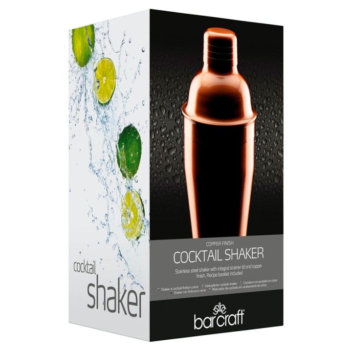 BarCraft Koppar 500ml Cocktail Shaker