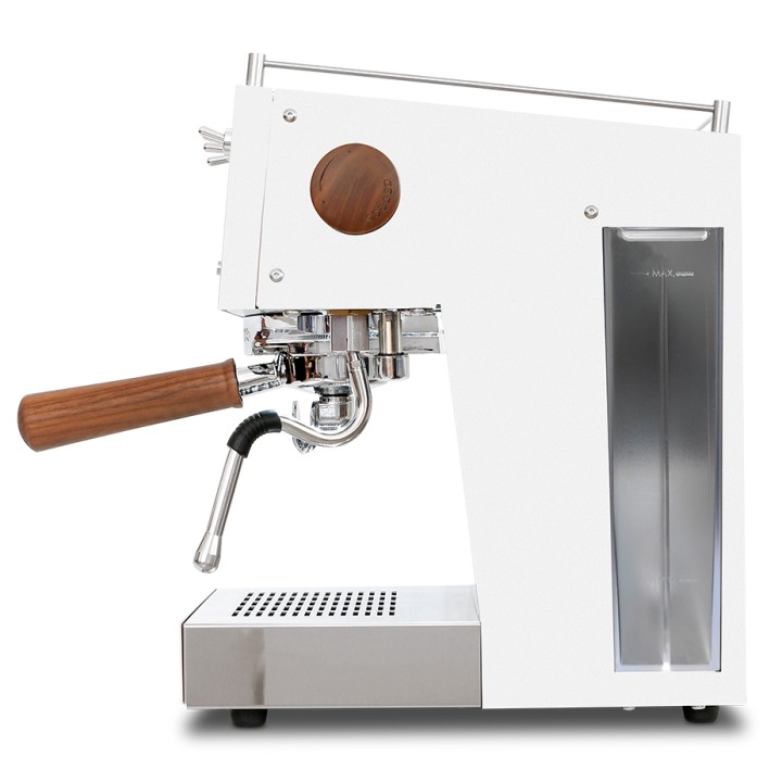 Ascaso Steel Duo PID White Inkl. Eureka Mignon Libra Krom/Vit Espressokvarn
