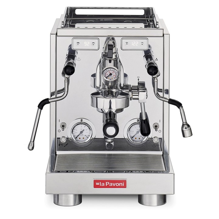 La Pavoni New Botticelli Specialty LPSBSS03NO Espressomaskin Inkl. Macap M2E Chrome Espressokvarn