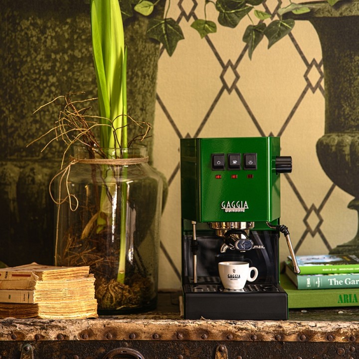 Gaggia Classic E24 Jungle Green Espressomaskin