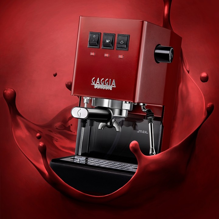Gaggia Classic E24 Röd Espressomaskin
