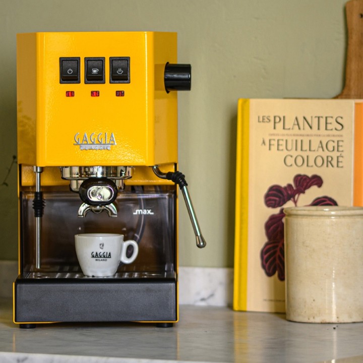 Gaggia Classic E24 Sunshine Yellow Espressomaskin