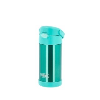 Funtainer Drickflaska med sugrör 355 ml Teal