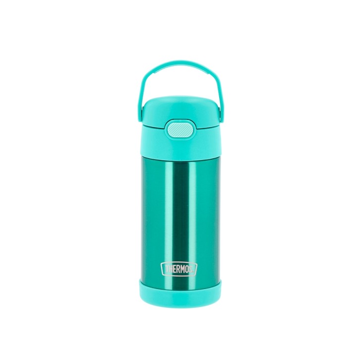 Funtainer Drickflaska med sugrör 355 ml Teal