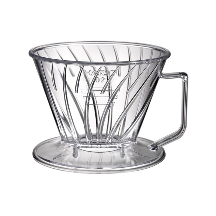 Hario Pegasus Plastik Dripper Transparent 2 Kop.