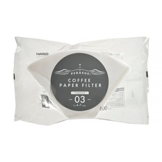 Hario Pegasus Pappersfilter 03 Vit 100 St.