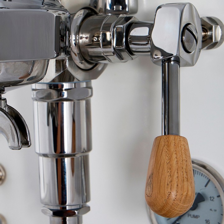 La Pavoni New Cellini Evolution Vit LPSCVW01NO Espressomaskin Inkl. La Pavoni Prosumer Chrome LPGGRI01EU Espressokvarn