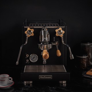 Ascaso Double Spout Portafilter - Valnöt