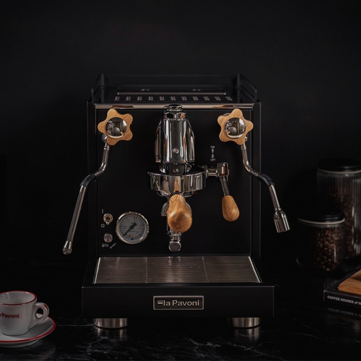 Ascaso Double Spout Portafilter - Valnöt