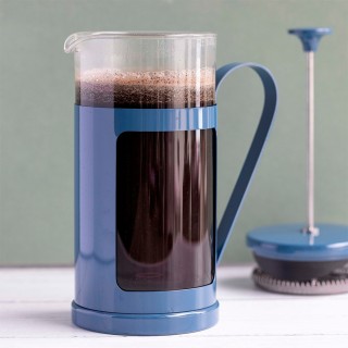 La Cafetière Monaco 8 Koppars. Presskanna Marinblå