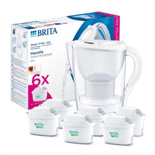 BRITA Marella 2,4L Vit Inkl. 6 st Maxtra Pro Filter BRITA Marella 2,4L Vit Inkl. 6 st Maxtra Pro Filter
