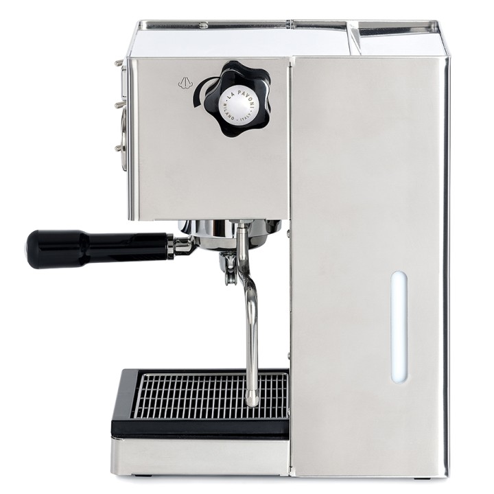 La Pavoni Casa Bar PID Stål LPMCBS02EU Espressomaskin Inkl. Eureka Mignon Turbo Krom Espressokvarn