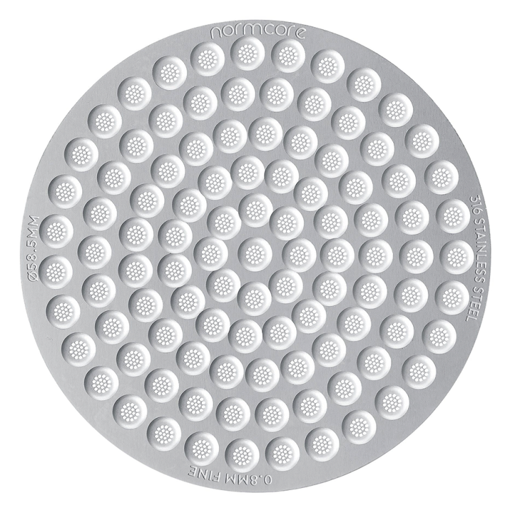 Normcore Ultra Slim 0,8 mm Puck Screen Stål 58 mm