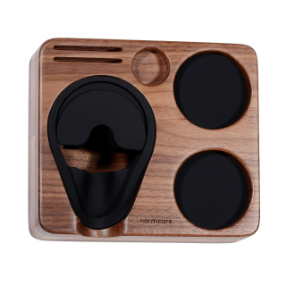 Normcore Kompakt Tamper Station Valnötsträ 58 mm