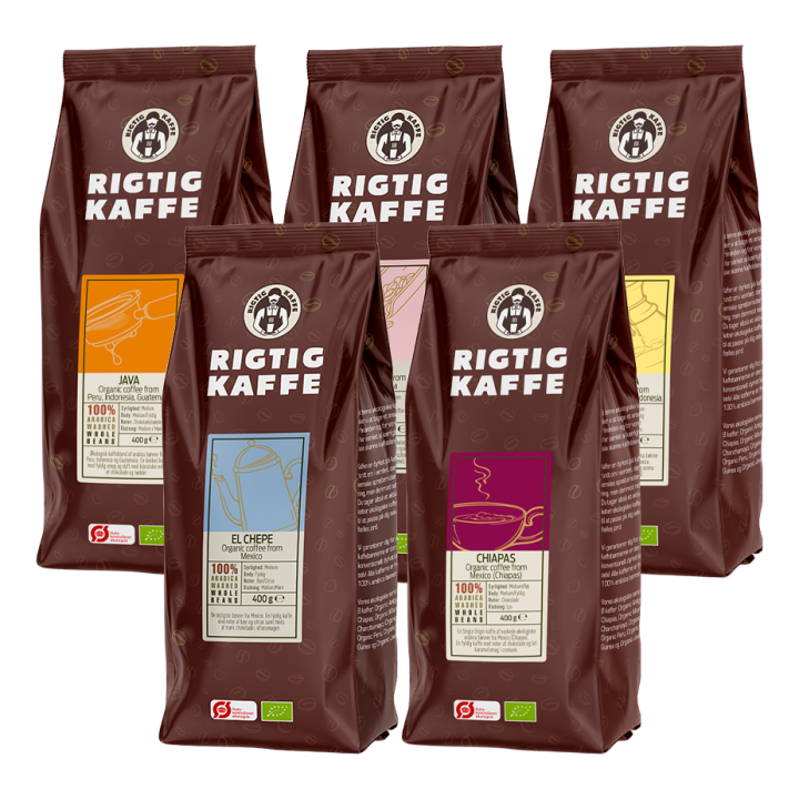 Rigtig Kaffe Mixpaket 2kg