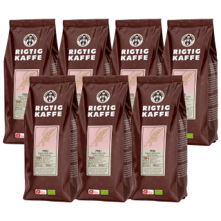 Rigtig Kaffe Organic Peru 7x400g