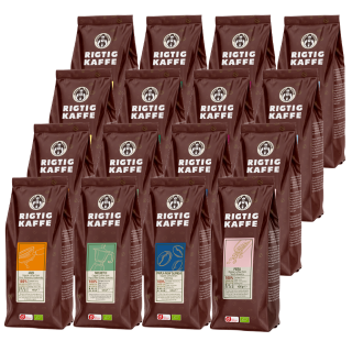 Rigtig Kaffe Organic Mixpaket 6,4kg