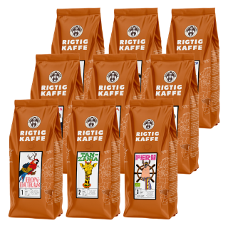 Rigtig Kaffe Världens Kaffe - 9x400g