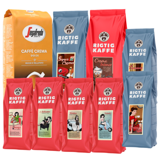 Rigtig Kaffe & Segafredo Bestsellers Mixpaket 6 kg Hela kaffebönor
