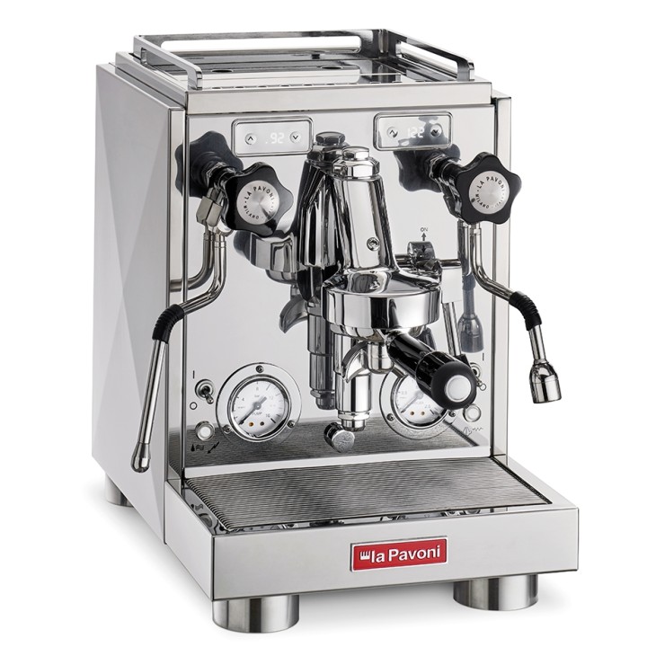 La Pavoni New Botticelli Evolution LPSBVS03EU Espressomaskin Inkl. Prosumer Chrome LPGGRI01EU Espressokvarn