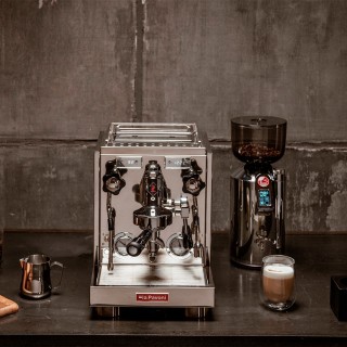 La Pavoni New Botticelli Evolution LPSBVS03EU Espressomaskin Inkl. Prosumer Chrome LPGGRI01EU Espressokvarn