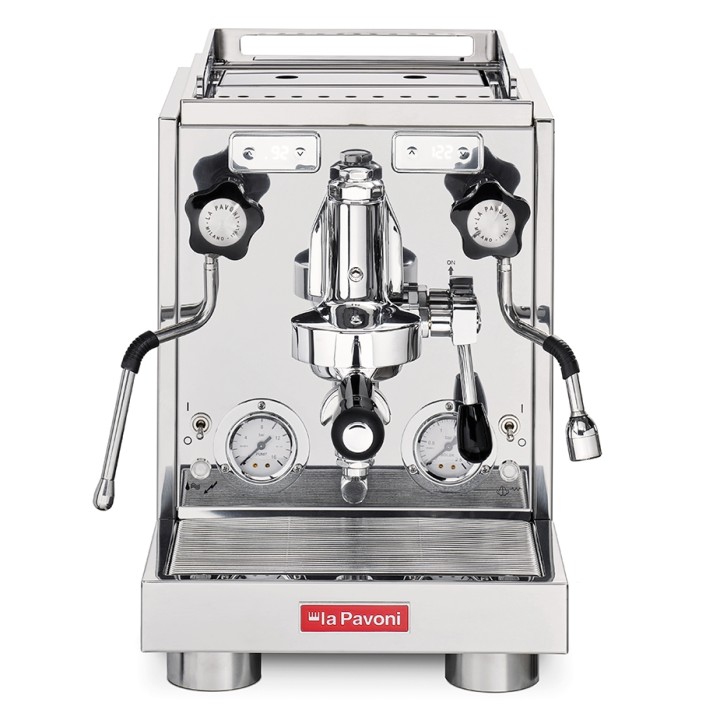 La Pavoni New Botticelli Evolution LPSBVS03EU Espressomaskin Inkl. Prosumer Chrome LPGGRI01EU Espressokvarn