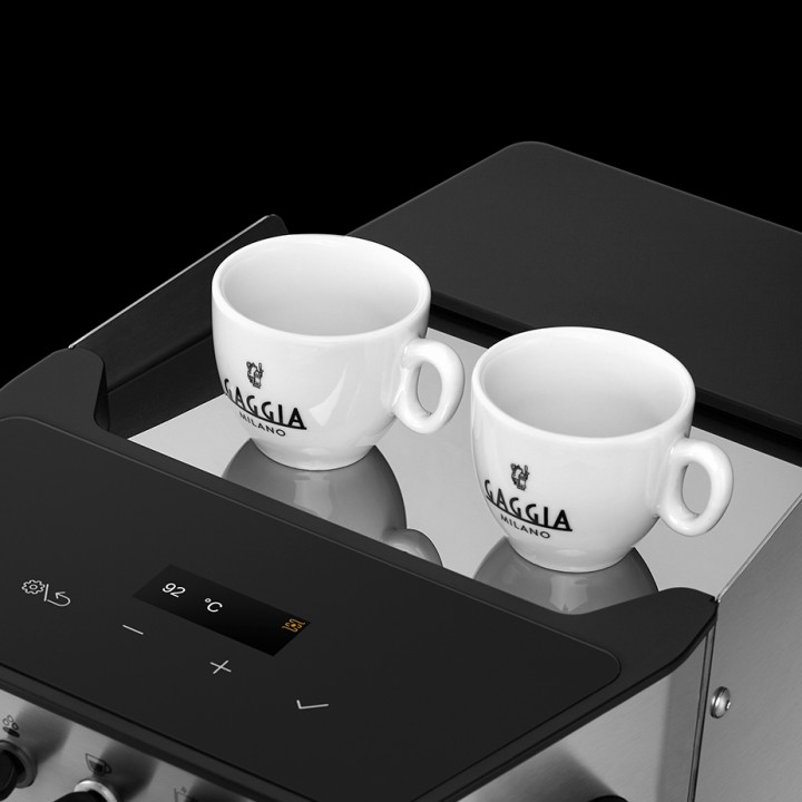 Gaggia Classic GT Stål Espressomaskin Inkl. Gaggia MDF 55 Chrome Espressokvarn & House of Barista Knockbox