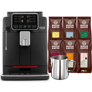 Gaggia Cadorna Plus Barista Inkl. Mjölkkanna & 8x400g Rigtig Kaffe Organic