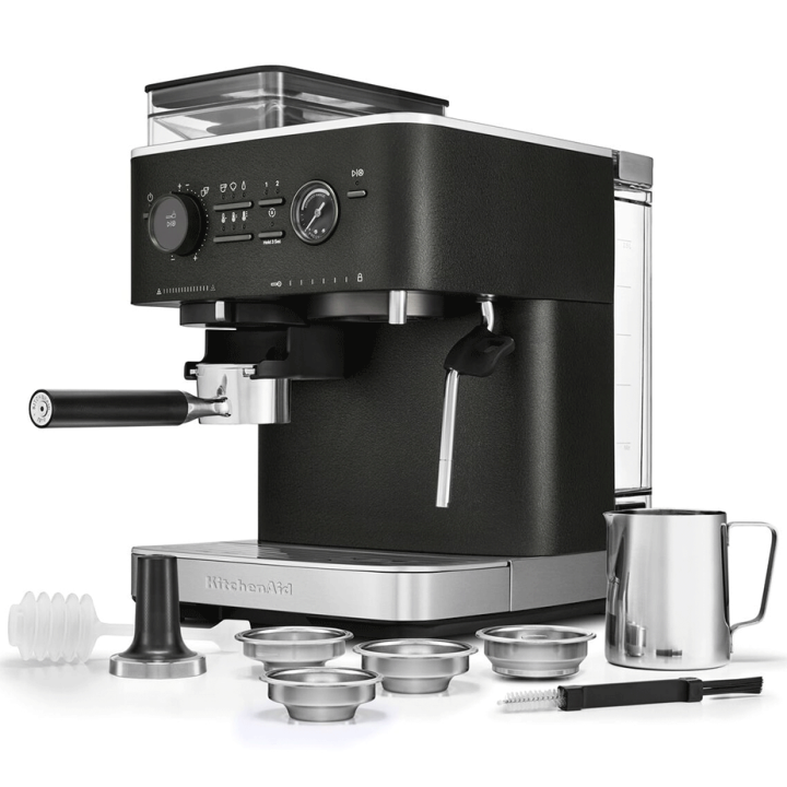 KitchenAid Semiautomatisk Espressomaskin inkl. Kvarn Cast Iron Black