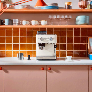 KitchenAid Semiautomatisk Espressomaskin inkl. Kvarn Porslinsvit