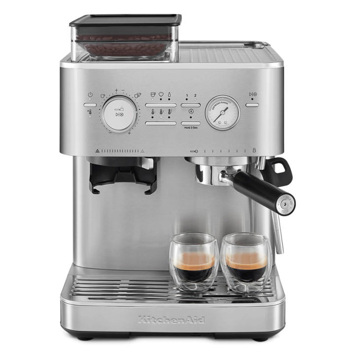 KitchenAid Semiautomatisk Espressomaskin inkl. Kvarn Rostfritt Stål