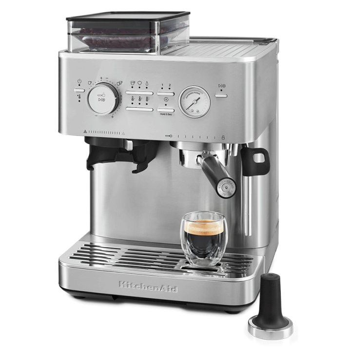 KitchenAid Semiautomatisk Espressomaskin inkl. Kvarn Rostfritt Stål